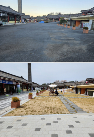 경주 불국사 상가시장 탈바꿈… 아늑한 휴식공간 제공
