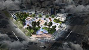경주 팔우정 광장, 실감영상 체험 공간으로 탈바꿈  - 市, 오는 9월까지 팔우정 광장 조경공사와 함께 3D 실감영상 체험할 수 있는 ‘실감체험존’ 운영키로 - 주낙영 경주시장 “팔우정 광장이 새롭게 탈바꿈하면 중심상권 활성화에 적지 않은 도움될 것” 강조