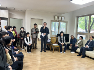 용황스위첸경로당, 활기찬 금빛 노후생활을 위한 개소식 가져