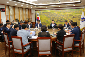 주낙영 경주시장, 간부회의 주재 APEC 준비 만반 특별지시