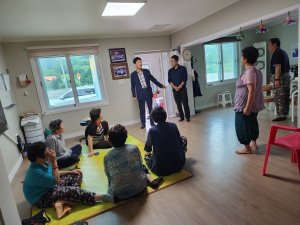 서면장, 초복맞이 경로당 방문