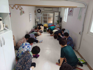 황오동, 초복맞이 청년회와 함께 경로당 방문