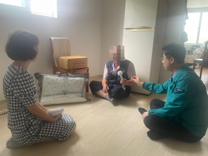 황성동장, 폭염 대비 취약계층 건강 안전확인 실시