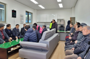 주낙영 경주시장, 강동면 노인회·유도회 임원들과 소통 간담회