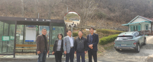 북경주행정복지센터, 교통사고 위험 지역 12곳에 반사경 설치