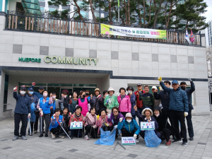 경주 용강동 협성휴포레용황경로당, ‘우리 아파트 가꾸기’ 환경정비 활동